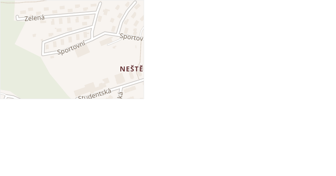 Sportovní v obci Ústí nad Labem - mapa ulice