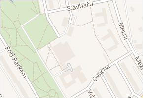 Stavbařů v obci Ústí nad Labem - mapa ulice