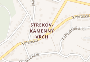 Střekov v obci Ústí nad Labem - mapa části obce