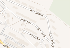 Šumavská v obci Ústí nad Labem - mapa ulice
