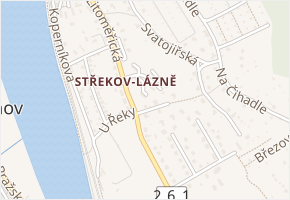Topolová v obci Ústí nad Labem - mapa ulice