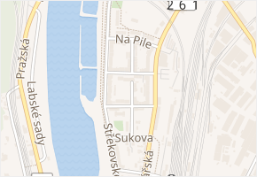Třebízského v obci Ústí nad Labem - mapa ulice