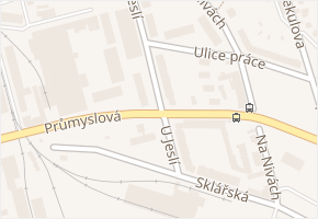 U Jeslí v obci Ústí nad Labem - mapa ulice