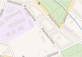 U Nemocnice v obci Ústí nad Labem - mapa ulice
