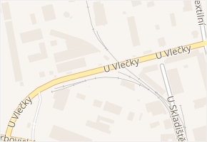 U Vlečky v obci Ústí nad Labem - mapa ulice