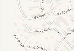 V Kutišti v obci Ústí nad Labem - mapa ulice
