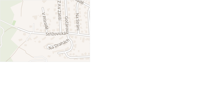 V Přírodě v obci Ústí nad Labem - mapa ulice