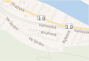 Vaňovská v obci Ústí nad Labem - mapa ulice