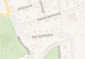 Veleslavínova v obci Ústí nad Labem - mapa ulice