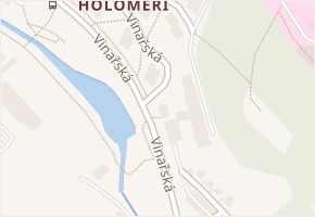 Vinařská v obci Ústí nad Labem - mapa ulice