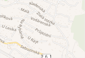 Vodárenská v obci Ústí nad Labem - mapa ulice