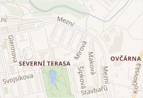 Voskovcova v obci Ústí nad Labem - mapa ulice