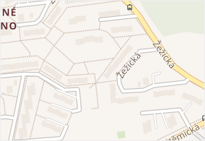 Žežická v obci Ústí nad Labem - mapa ulice