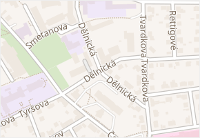 Dělnická v obci Ústí nad Orlicí - mapa ulice