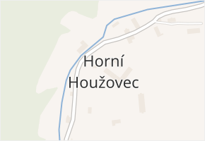 Horní Houžovec v obci Ústí nad Orlicí - mapa části obce