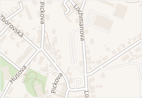 Lochmanova v obci Ústí nad Orlicí - mapa ulice