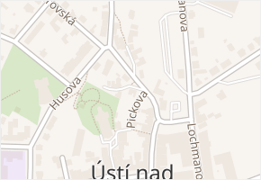 Mistra Jaroslava Kociana v obci Ústí nad Orlicí - mapa ulice