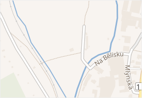 Na Bělisku v obci Ústí nad Orlicí - mapa ulice