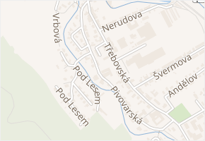 Pivovarská v obci Ústí nad Orlicí - mapa ulice