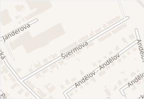 Švermova v obci Ústí nad Orlicí - mapa ulice