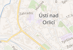 Velké Hamry v obci Ústí nad Orlicí - mapa ulice
