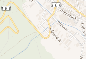 Zelená v obci Ústí nad Orlicí - mapa ulice