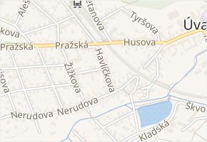 Havlíčkova v obci Úvaly - mapa ulice