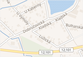 Kladská v obci Úvaly - mapa ulice