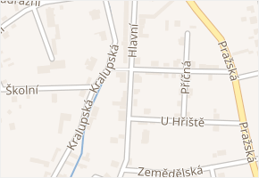 Hlavní v obci Úžice - mapa ulice