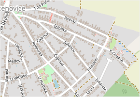 Juliánov v obci Vacenovice - mapa ulice