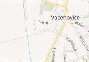 K Vinohrádkám v obci Vacenovice - mapa ulice