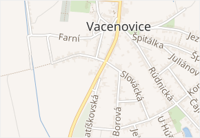 U Sv. Jana v obci Vacenovice - mapa ulice