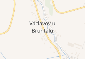 Dolní Václavov v obci Václavov u Bruntálu - mapa části obce