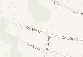 Datyňská v obci Václavovice - mapa ulice