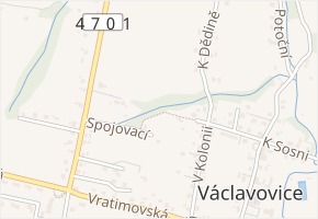 Kulův Důl v obci Václavovice - mapa ulice