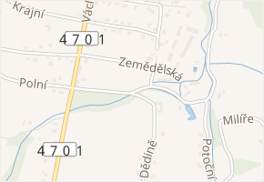 Lipkův důl v obci Václavovice - mapa ulice