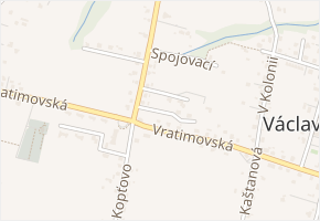 Na Dvojce v obci Václavovice - mapa ulice