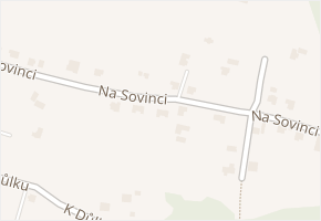 Na Sovinci v obci Václavovice - mapa ulice