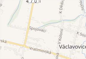 Spojovací v obci Václavovice - mapa ulice