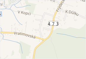 V Jámě v obci Václavovice - mapa ulice
