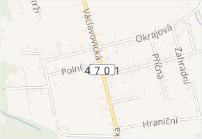 Václavovická v obci Václavovice - mapa ulice