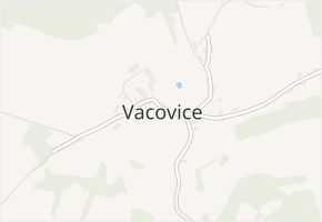 Vacovice v obci Vacovice - mapa části obce
