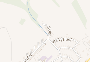 Rybníčky v obci Valašské Klobouky - mapa ulice