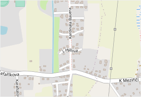 J. Hýžové v obci Valašské Meziříčí - mapa ulice