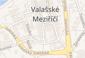 Pospíšilova v obci Valašské Meziříčí - mapa ulice