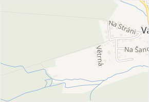 Starý Mlýn v obci Valy - mapa ulice