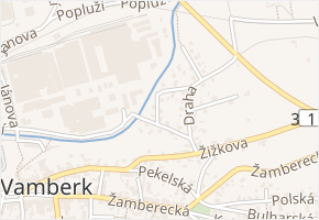 Krajkařská v obci Vamberk - mapa ulice