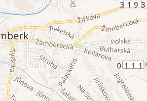 Náměstí Dr. Lützowa v obci Vamberk - mapa ulice
