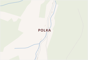 Polka v obci Vápenná - mapa části obce