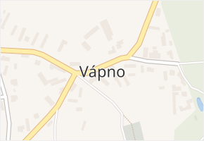 Vápno v obci Vápno - mapa části obce